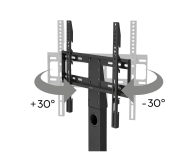 Hama Stojak do TV 55" MAX 30KG obrotowy regulowana wysokość - 1516980 - zdjęcie 5